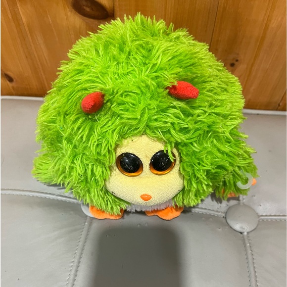 Collectors Ty Monstaz Beanie Maxine 8” Medium Green Stuffed Toy - Picture 6 of 9